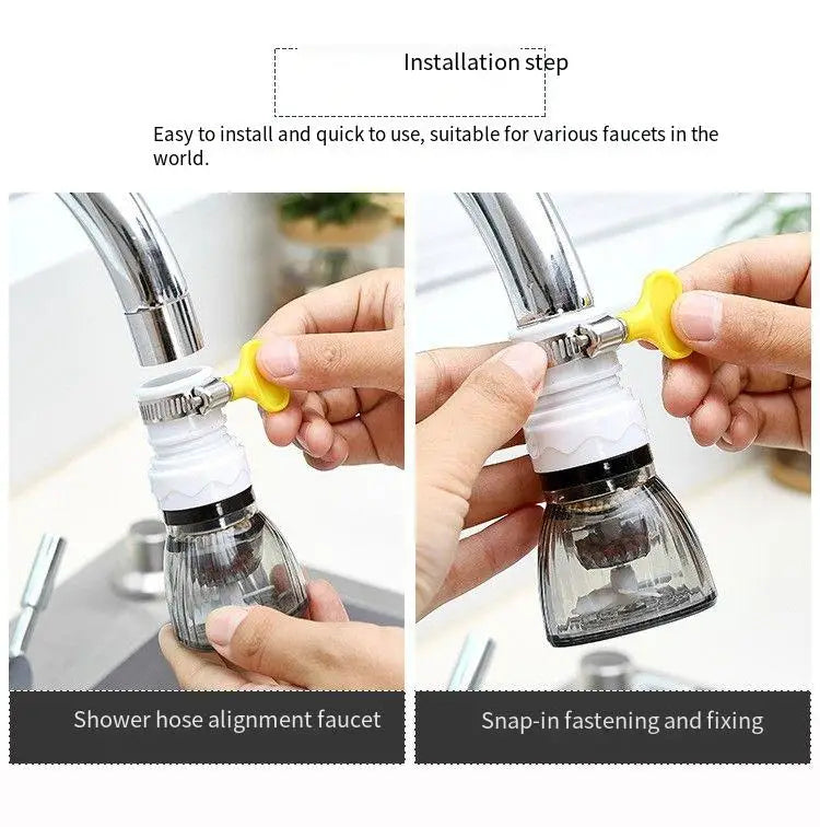 360° Rotatable Faucet Water Filter Purifier for Sinks