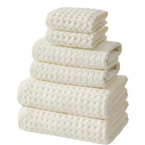 Waffle Towel Set (6-Piece)