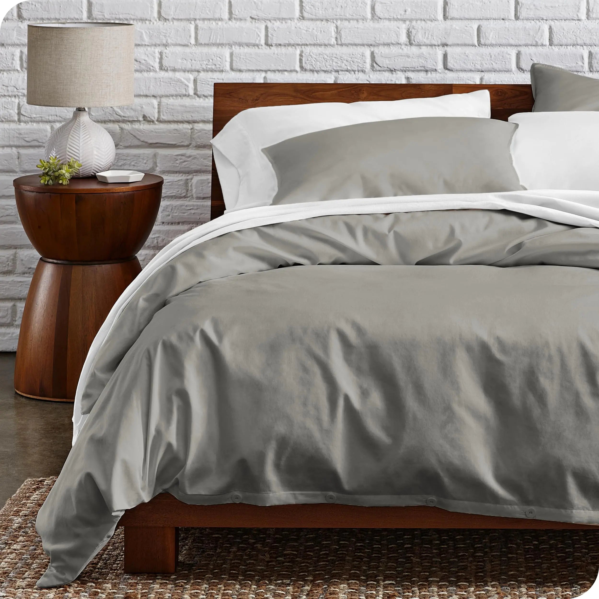 Organic Percale Duvet Cover Set