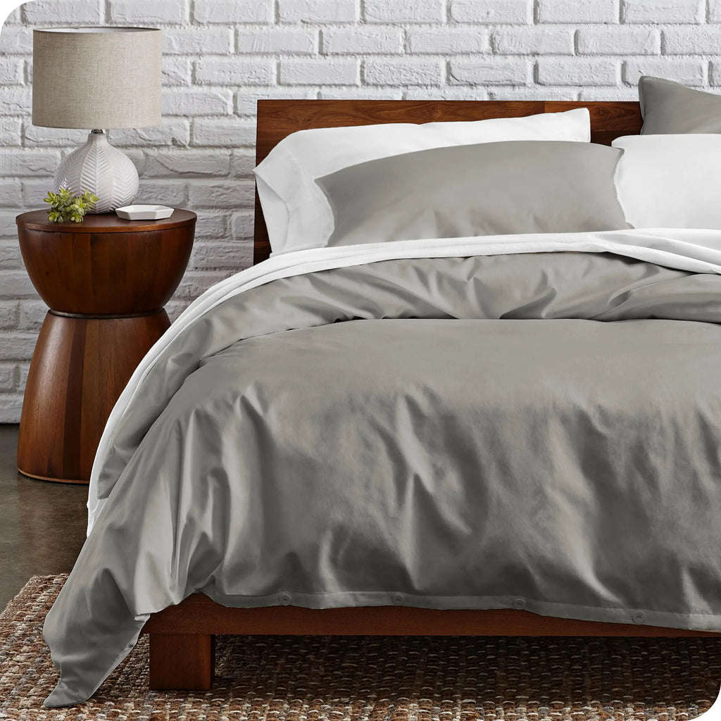 Organic Percale Duvet Cover Set